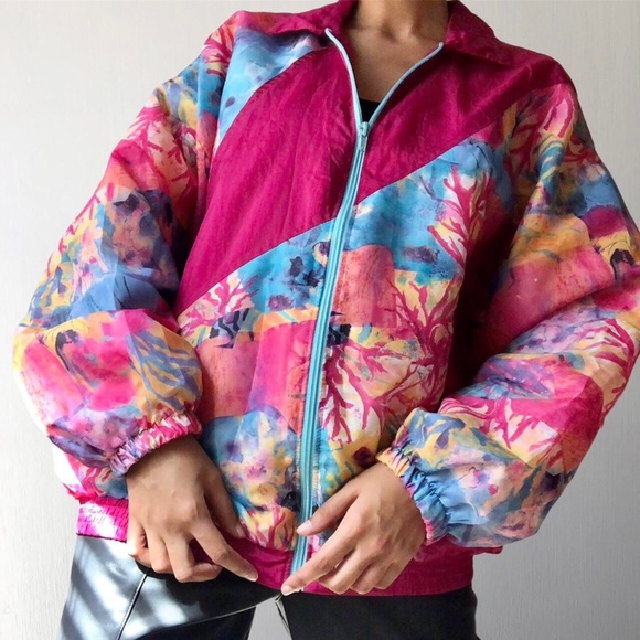 BOGOFREE Watercolor Windbreaker - Picture 1 of 5